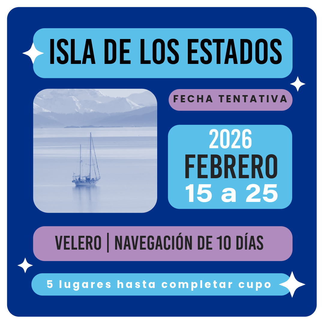 DESTINO ISLA DE LOS ESTADOS – 2026 Navegación exclusiva a bordo de dos Veleros. Prepárate para una travesía única hacia el confín del mundo. Dos fechas exclusivas para zarpar rumbo a la Isla de los Estados, un santuario natural remoto y misterioso, protegido por su belleza salvaje y su rica historia. A bordo del Velero Ksar yotro Velero de similares caractersiticas, vivirás una experiencia de navegación que combina aventura, seguridad y confort, con la guía de capitanes expertos en los canales fueguinos, con más de 30 años explorando estas aguas australes. FECHAS TENTATIVAS Enero 2026: 15 al 25 de Enero de 2026 Febrero 2026: 15 al 25 de Febrero de 2026 Estas fechas son tentativas pero se pueden adaptar dentro del mismo mes calendario. ITINERARIO DE LA TRAVESÍA Día 1 – Embarque en Ushuaia Bienvenida a bordo en el muelle turístico. Briefing de seguridad, asignación de camarotes y salida navegando por el Canal Beagle. Día 2 – Bahía Aguirre (Puerto Español) Anclamos en Bahía Aguirre, rodeados de naturaleza pura, esperando la mejor ventana climática para el cruce del mítico Estrecho de Le Maire. Día 3 – Cruce del Estrecho de Le Maire Atravesamos uno de los pasos más desafiantes y fascinantes del planeta, entre olas, corrientes y la adrenalina de una navegación legendaria. Días 4 al 8 – Exploración de la Isla de los Estados Visitas a Puerto Parry, hogar de la única población estable de la isla; caminata hacia el Faro de San Juan de Salvamento, el auténtico “Faro del Fin del Mundo” que inspiró a Julio Verne; avistaje de fauna marina como lobos, pingüinos de penacho amarillo, albatros y elefantes marinos. Día 9 – Regreso a Tierra del Fuego Navegamos de regreso, atravesando el estrecho y el Canal Beagle, disfrutando de las últimas vistas de esta joya austral. Día 10 – Desembarque en Ushuaia Despedida y cierre de una expedición inolvidable. El itinerario puede cambiar en tiempo real según decisiones de los capitanes y la meteorología. QUÉ INCLUYE Navegación de 10 días y 9 noches Tripulación profesional y guías expertos Alojamiento en cabinas dobles compartidas Comidas completas a bordo Equipos de seguridad y comunicación satelital. Internet a Bordo Starlink SOBRE LA ISLA La Isla de los Estados, llamada Chuanisin (“tierra de la abundancia”) por los pueblos yámanas, es un patrimonio ecológico, histórico y turístico protegido por ley. Superficie: 50.736 hectáreas Clima: frío oceánico, muy húmedo, con fuertes vientos Fauna: pingüinos penacho amarillo, lobos marinos, petreles gigantes, huillines y más de 100 especies de aves Paisajes: fiordos, bosques siempreverdes, bahías escondidas y costas escarpadas que parecen salidas de un sueño TARIFAS Y RESERVAS Precio por persona: USD 2.500 Reserva anticipada: USD 500 Saldo final a abonar 30 días antes de la zarpada Cupos limitados a 5 pasajeros por Velero Ksar y 6 Pasajeros para el Velero extra. Reserva con anticipación para no quedarte afuera de esta experiencia única en el mundo. CONSULTAS Para más información o para confirmar tu lugar, escribinos a: Correo electrónico: info@veleroksar.com VIVÍ LA AVENTURA El Velero Ksar no es solo un barco. Es tu puerta de entrada a lo desconocido, un viaje a la esencia más pura de Tierra del Fuego y la Patagonia Austral. Isla de los Estados 2026. Dos fechas. Una experiencia irrepetible.